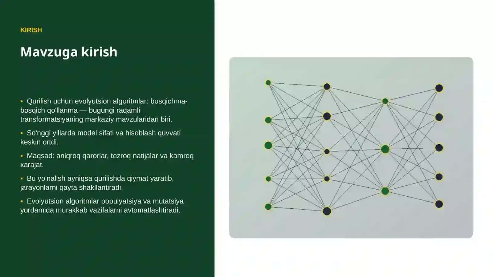 Qurilish uchun evolyutsion algoritmlar: bosqichma-bosqich qo'llanma 3