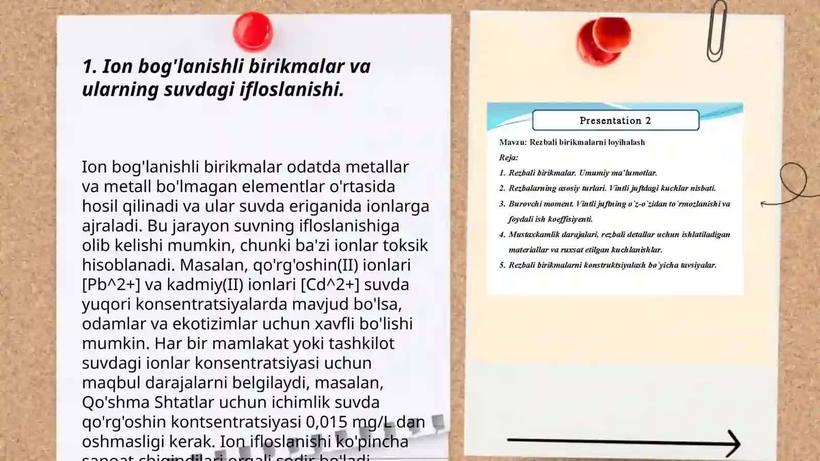 Ion bog'lanishli birikmalar va ularning suvdagi ifloslanishi 3