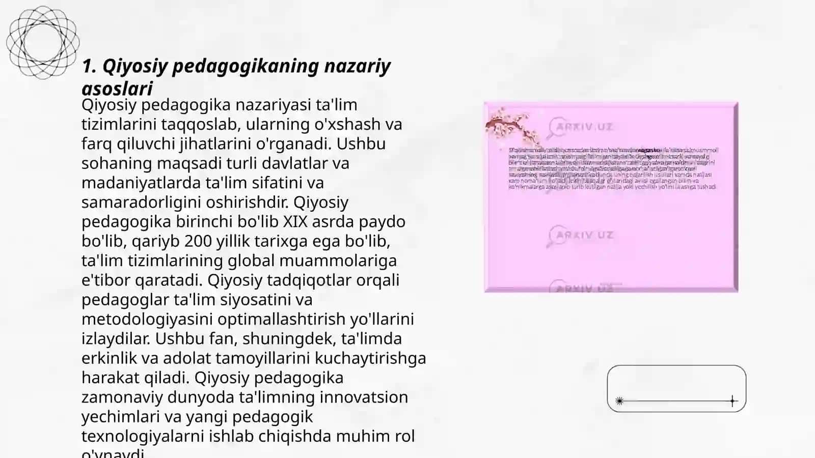 Pedagogika oliy oʻquv yurti talabasi zamonaviy sharoitda qiyosiy pedagogikani oʻrganishini ahamiyati 3