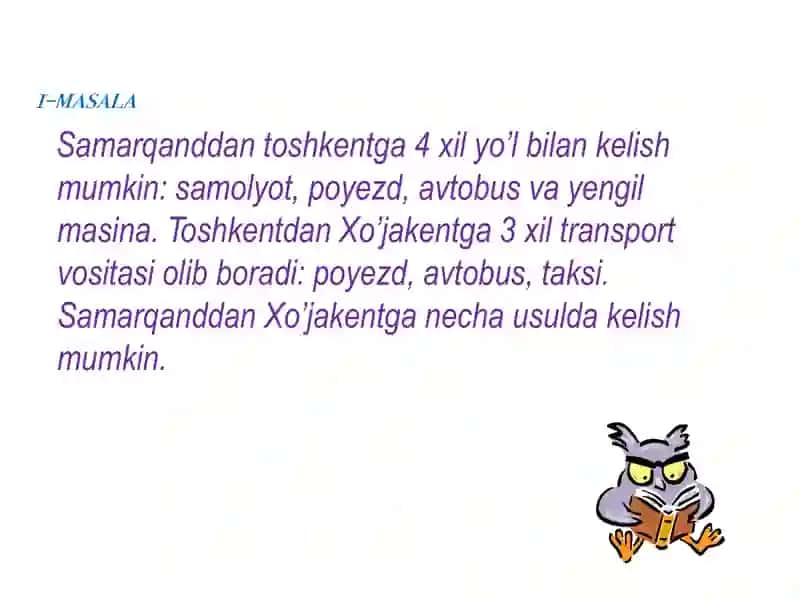 KOMBINATORIKA ELEMENTLARI 3