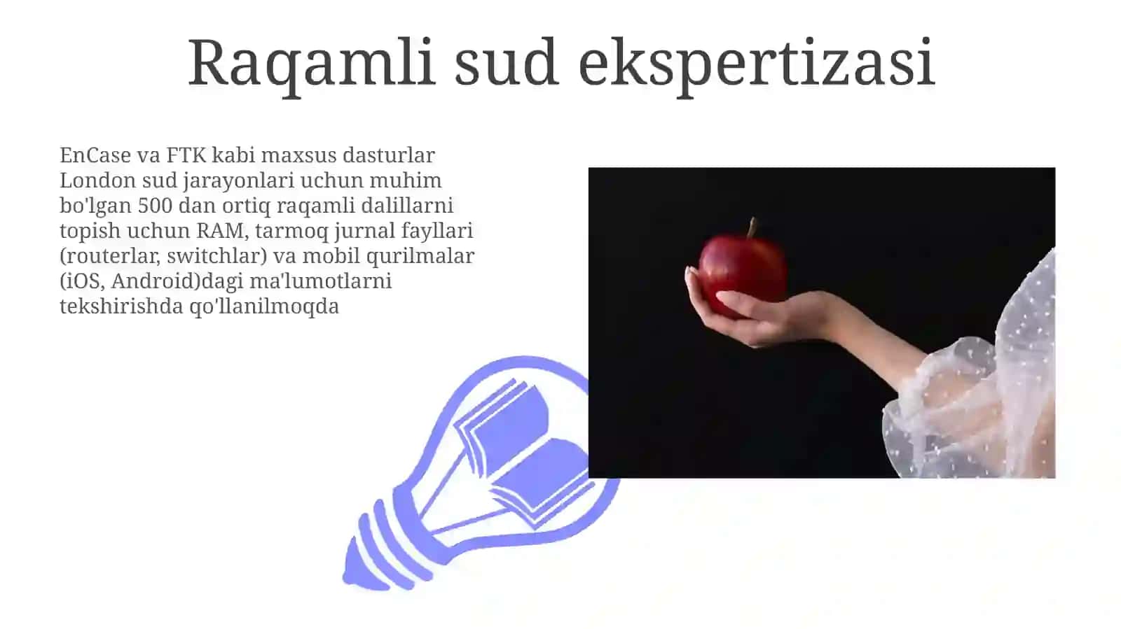 Jinoyatlarni tergov qilishda maxsus bilimlardan foydalanish 3