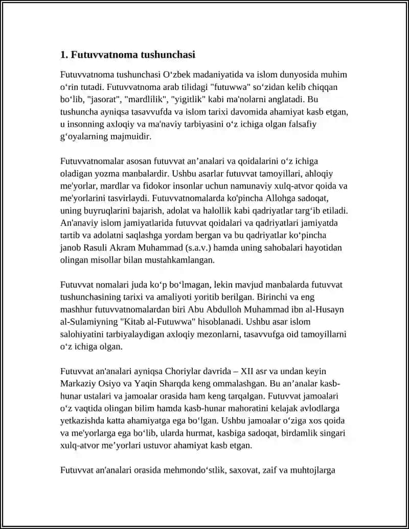 HUSAYN VOIZ KOSHIFIYNING "FUTUVVATNOMAYI SULTONIY "ASARI HAQIDA 3