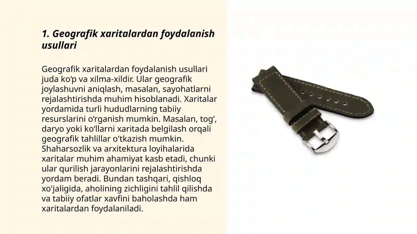Xarita va sxemalardan foydalanish metodikasi 3