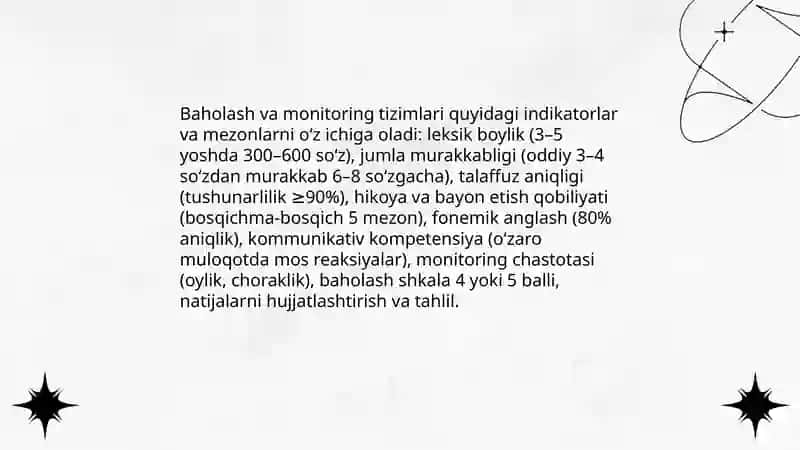 Maktabgacha taʼlim tashkilotlari Davlat hujjatlarida bolalar ifodali nutqini rivojlantirishga qoʻyiladigan talablar 3