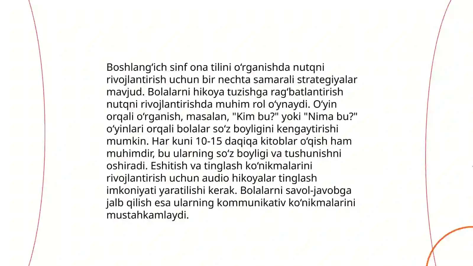 Boshlang‘ich sinf ona tili uchun nutqni rivojlantirish strategiyalari 3