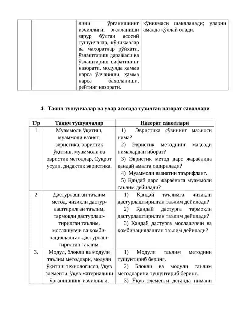 Ўқув модулини лойиҳалаштириш бўйича 3