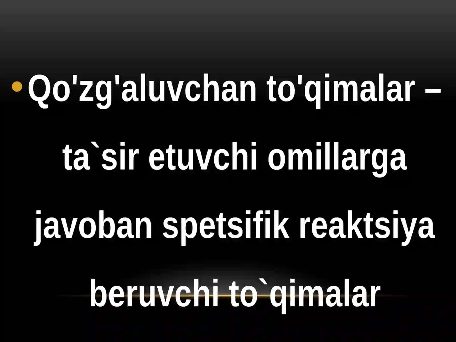 Qo'zg'aluvchanto'qimalar fiziologiyasi 3