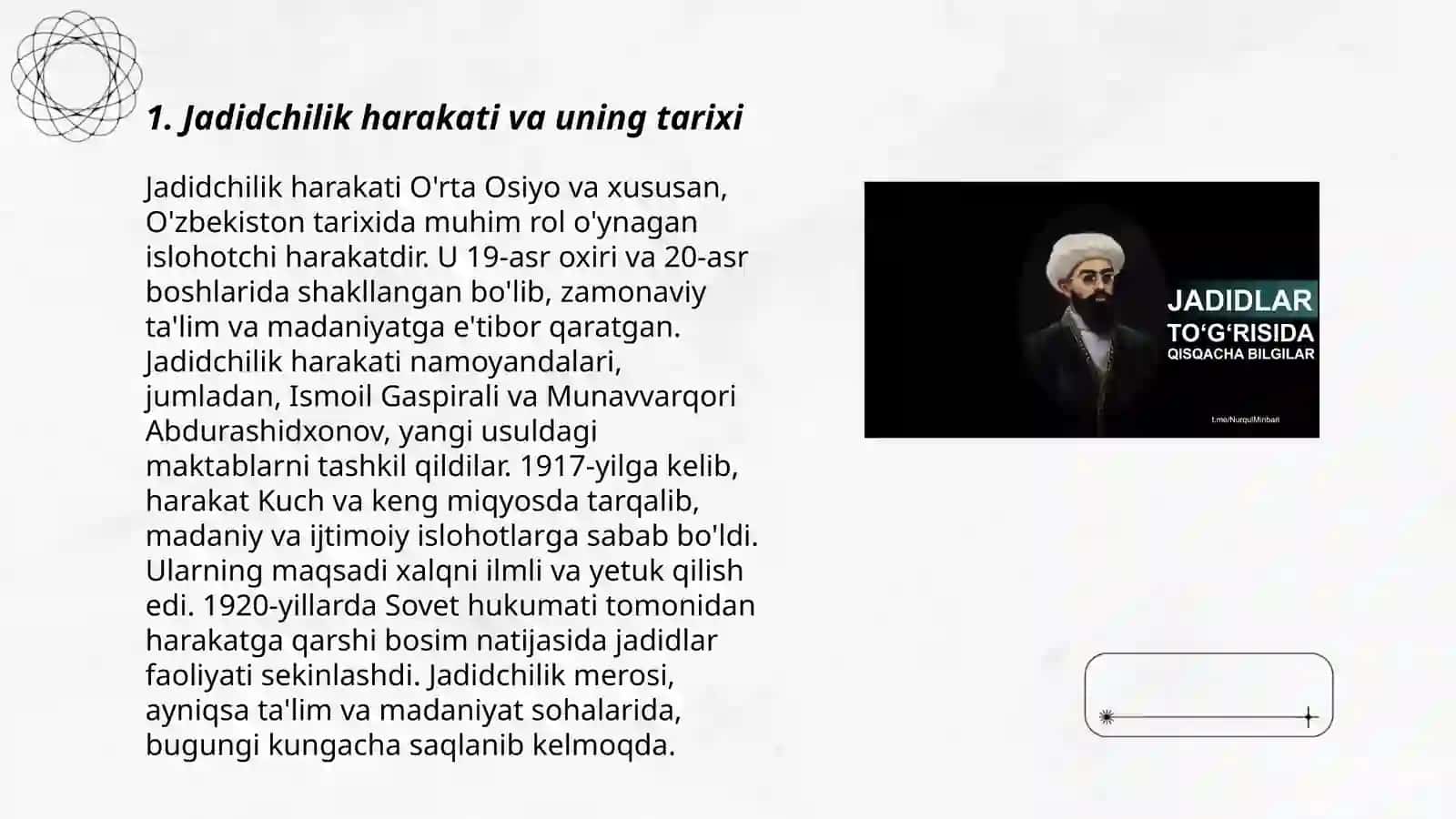 Jadid mutafakkirlarining pedagogik qarashlari 3