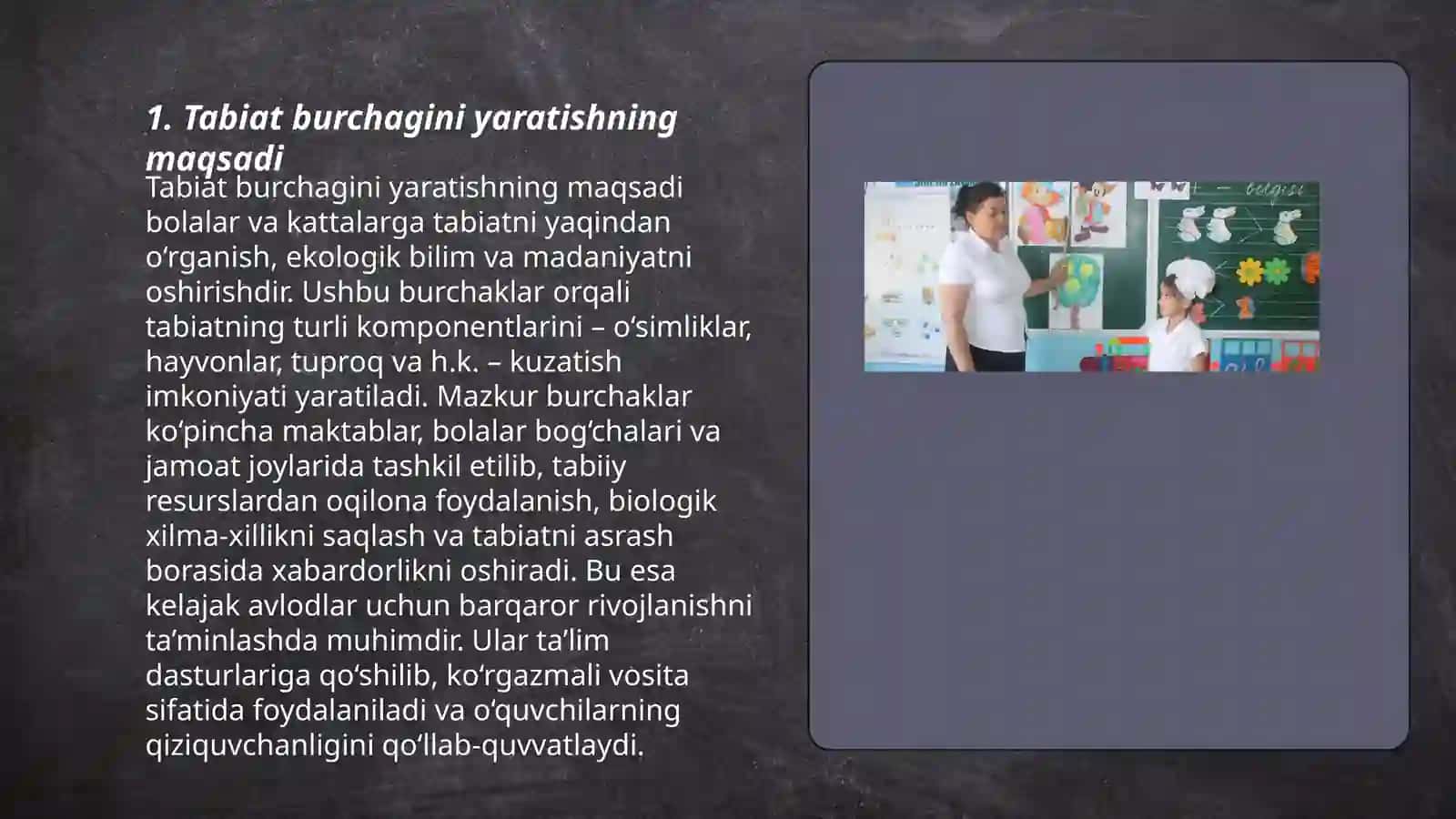 Maktabgacha Ta’lim tashkilotlarida tabiat burchagini tashkil qilish 3
