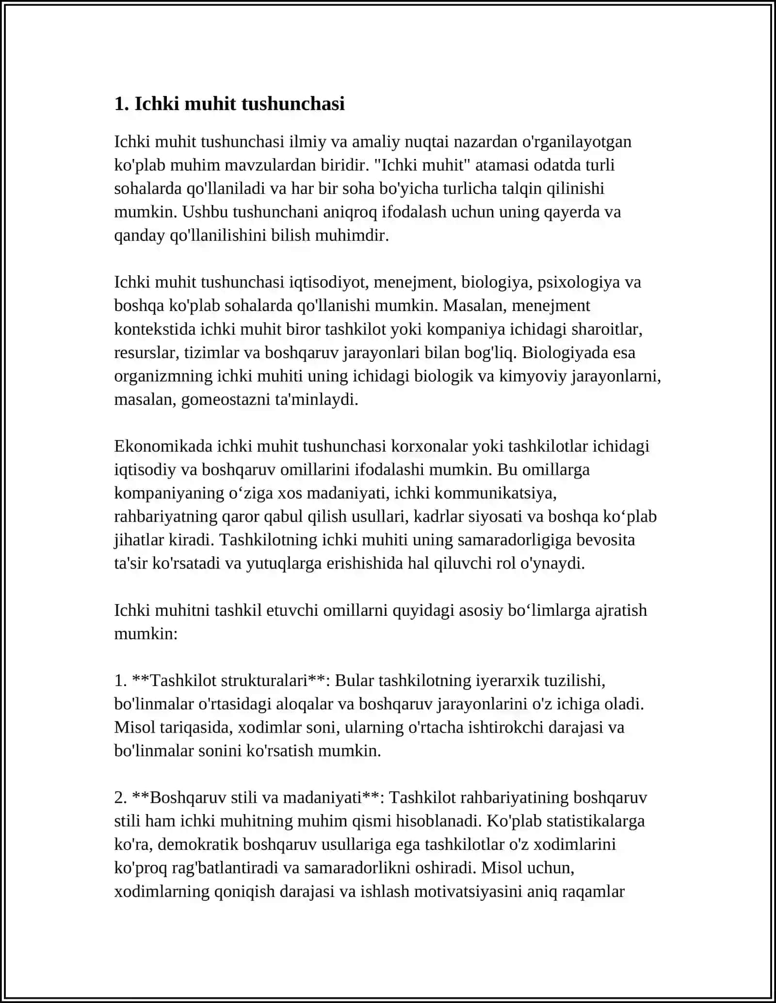 IQTISODIYOTDA ICHKI MUHIT KOMPONENTLARI 3