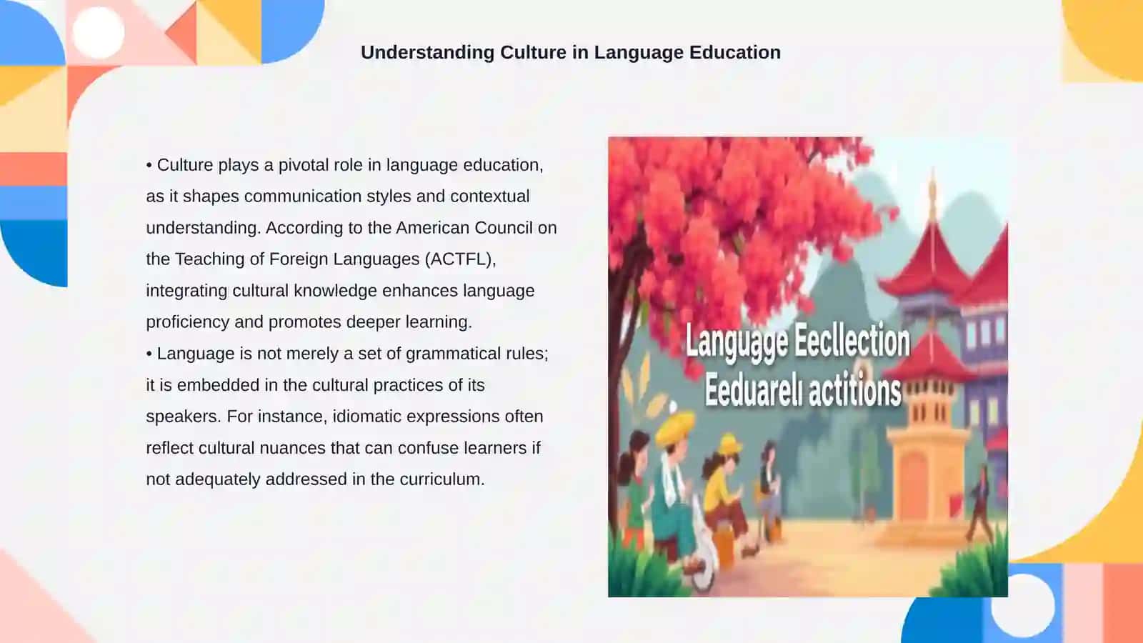 Problems of teaching English through culture based activities 3