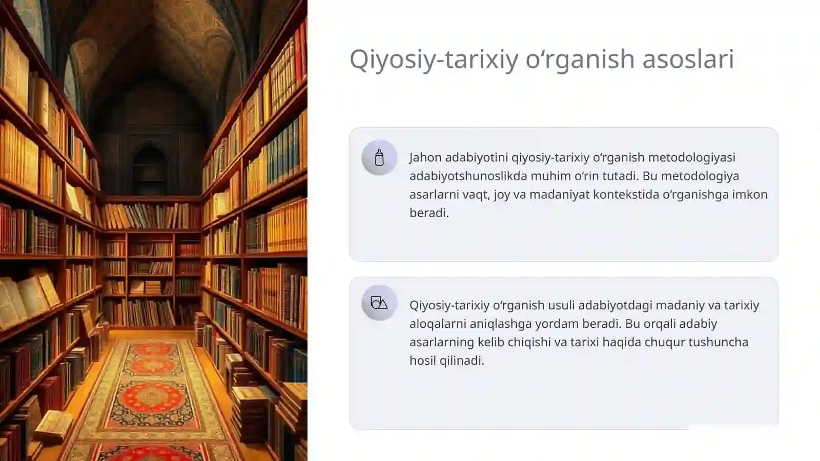 Jahon adabiyotini qiyosiy-tarixiy o‘rganilishi va Veselovski tadqiqoti 3