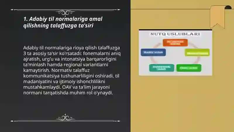 Adabiy til me'yoriga amal qilishning nutqqa ta'siri 3