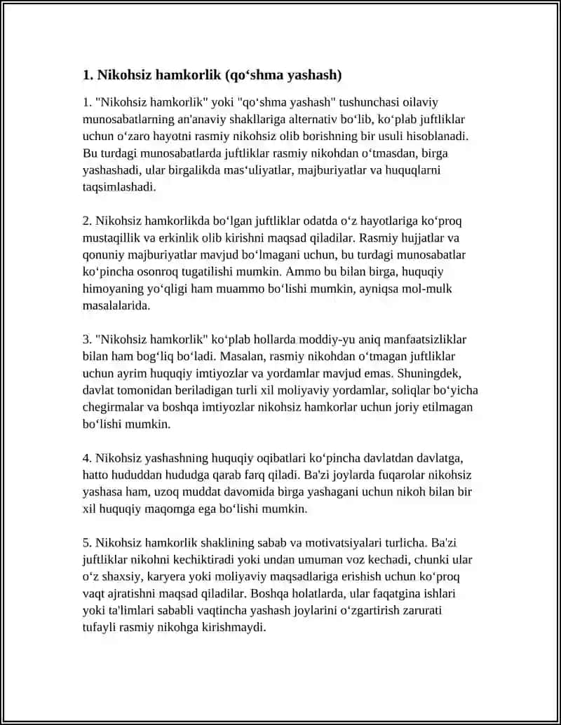 OILA VA NIKOX MUNOSABATLARININH ALTERNATIV SHAKILLARI 3