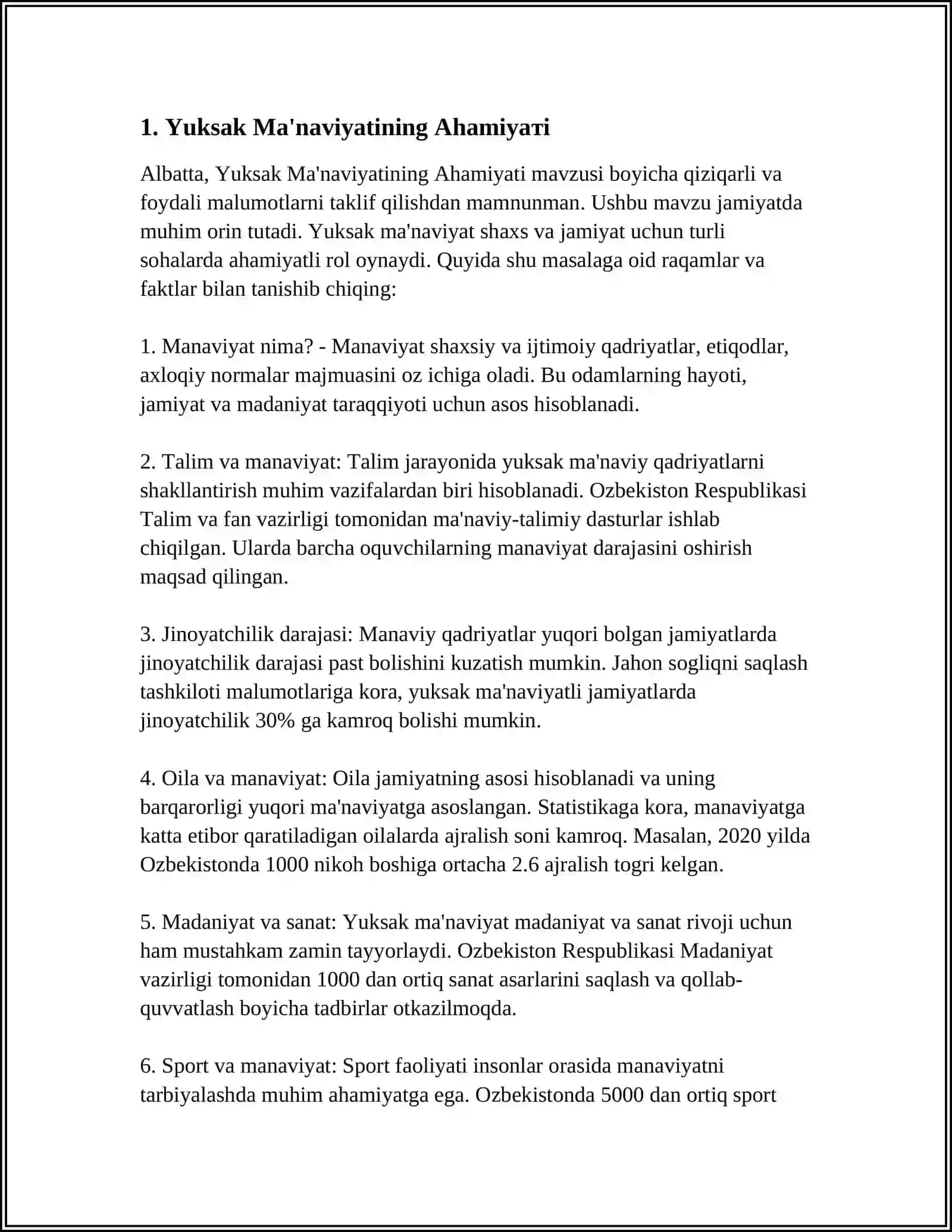 YUKSAK MAʼMAVIYAT UCHINCHI REMISANS OMILI 3