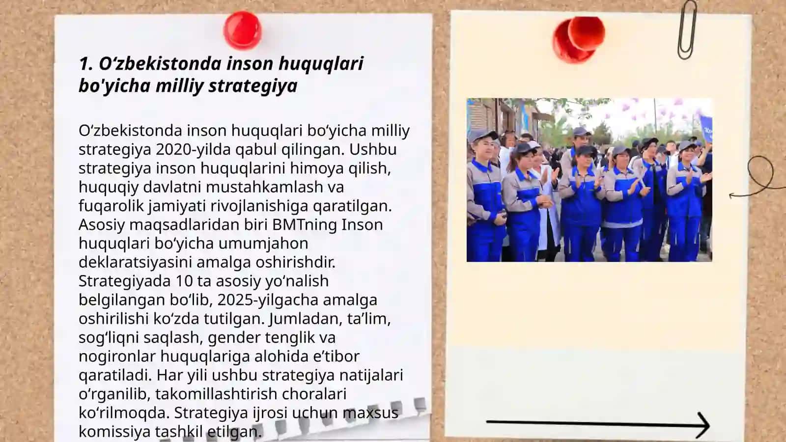 Oʻzbekistonda inson huquqlari va erkinliklari kafolatining yaratiglishi 3