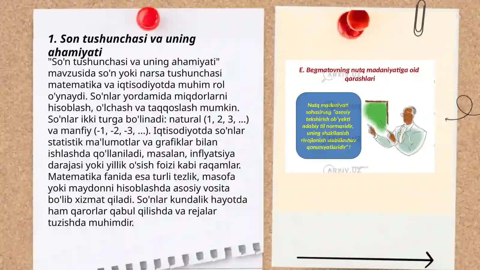 Son va miqdor haqidagi tasavvurlarni shakillantirish 3