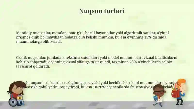 Nuqsonning turiga qaraboʻyin shaklini rivajlantirish 3