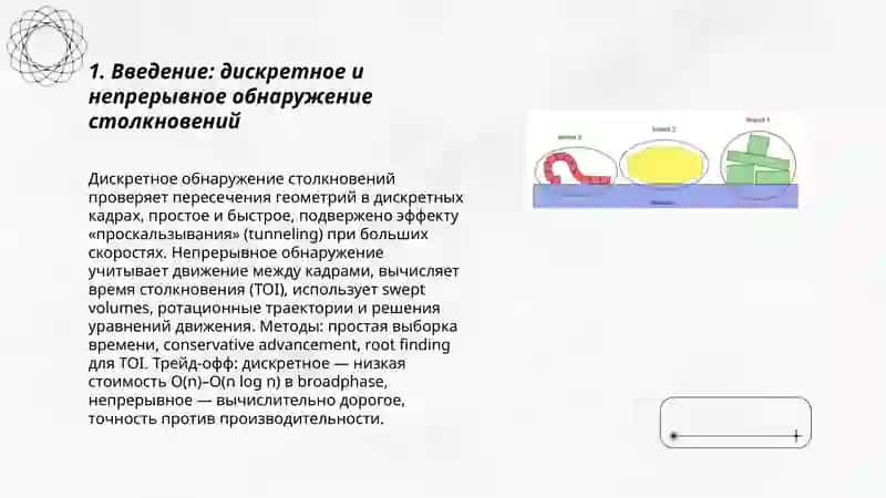 Обнаружение столкновений: основные алгоритмы и подходы 3