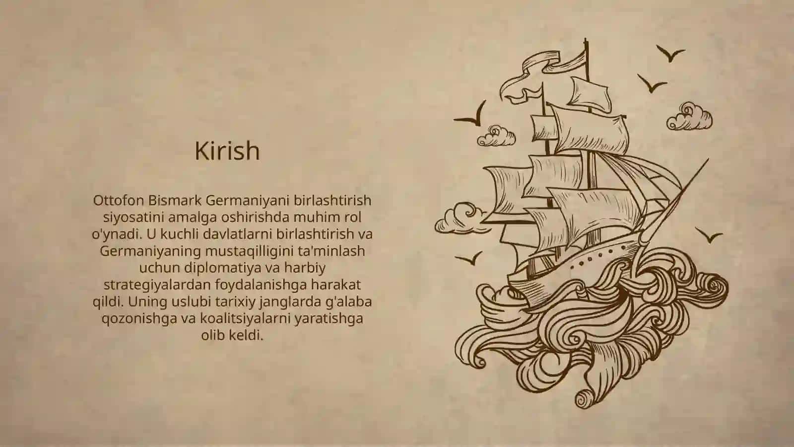 Ottofon Bismark tomonidan Germaniyani birlashtirish siyosati 3