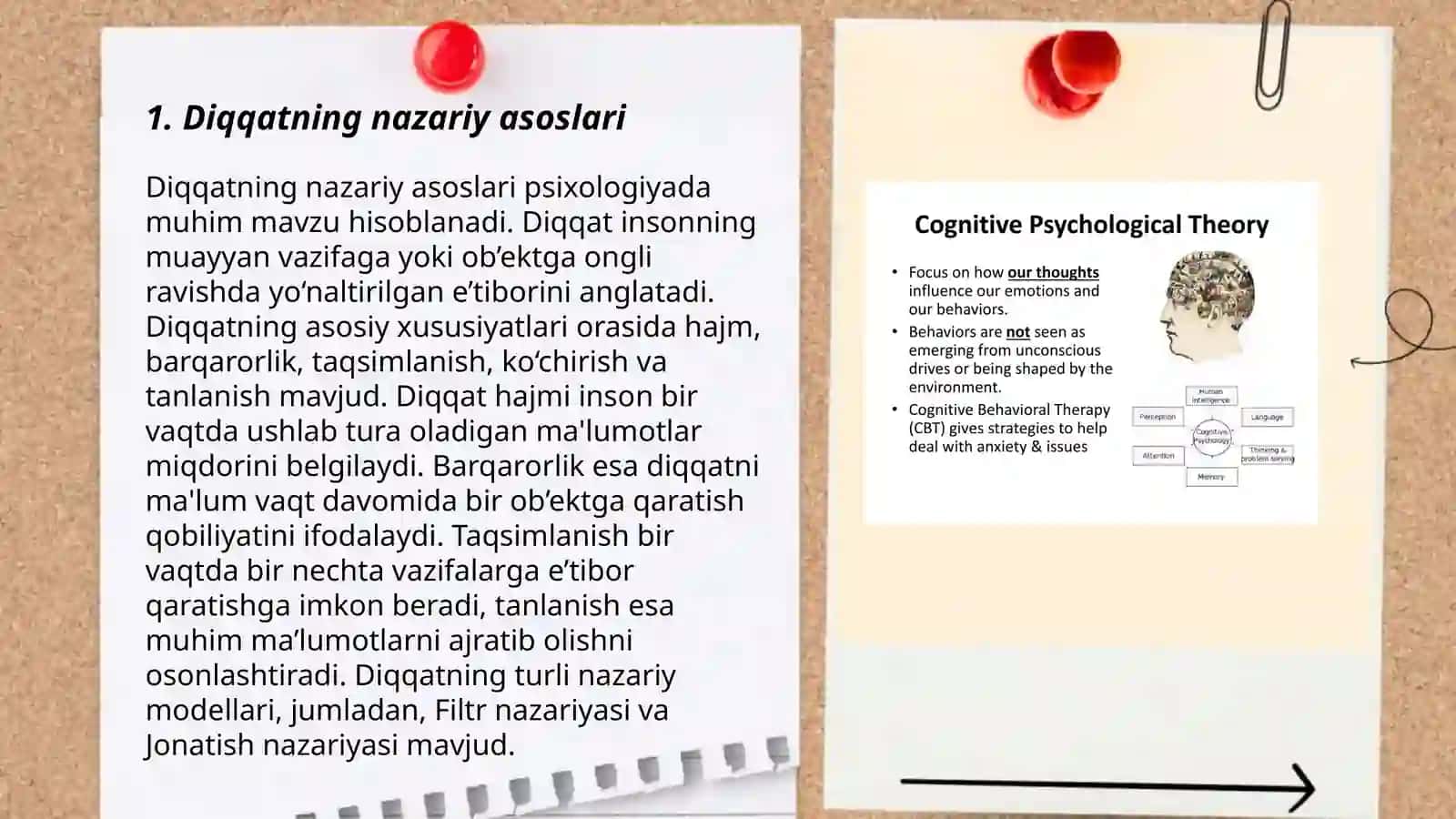 Kognitiv psixologiyada diqqat tadqiqotlari 3