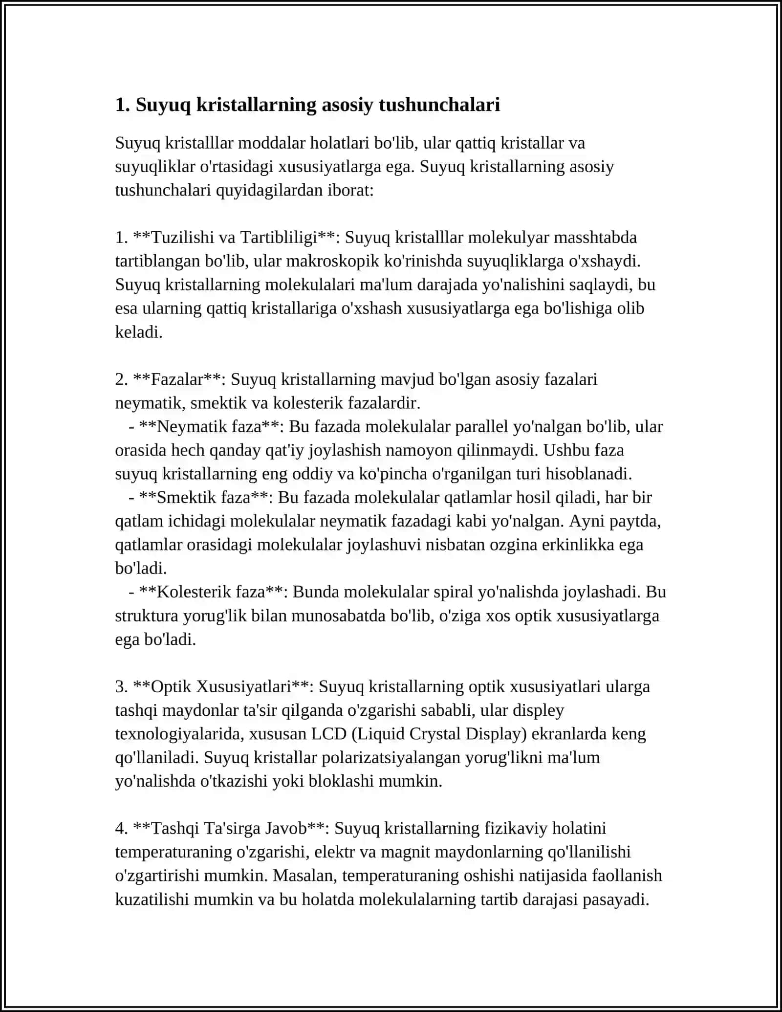 SUYUQ KRISTALLAR VA ULARNING XUSUSIYATLARI 3
