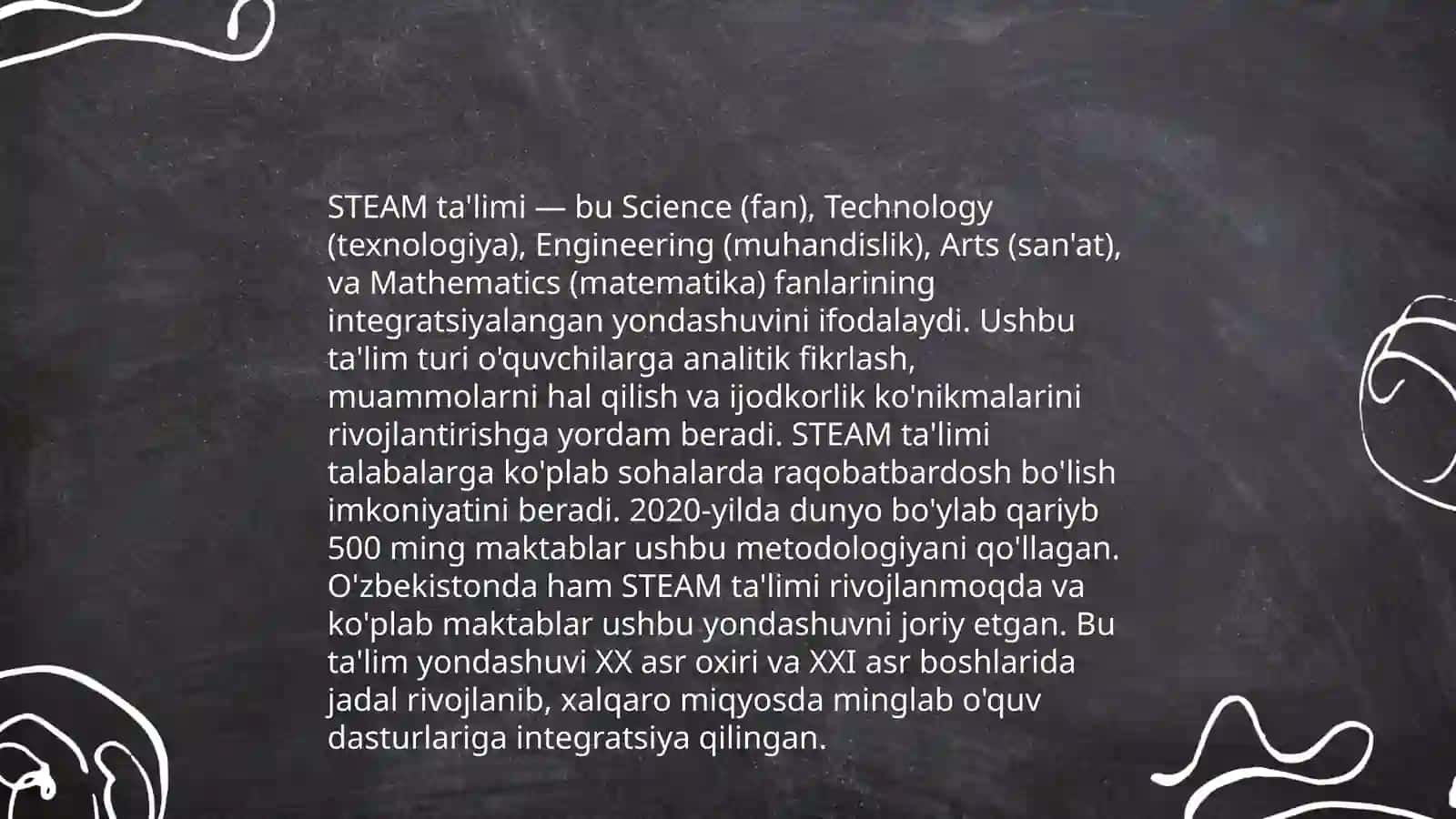 Xorijiy davlatlarda talim tarbiya jarayonida STEAMdan foydalanish 3