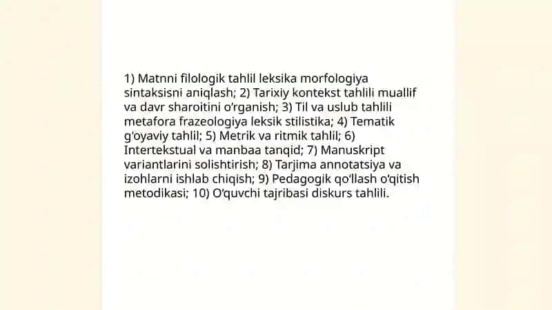 Mumtoz asarlar matni ustida ishlash usullari hayrat ul abror dostoni misolida 3