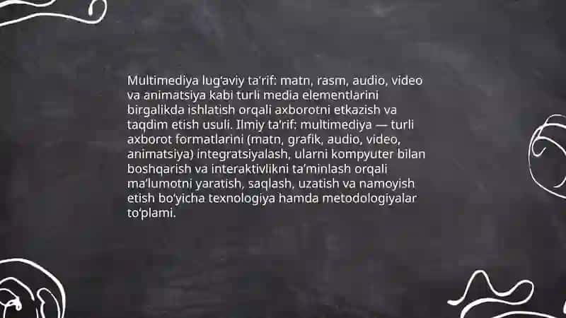 Multimediya so'zining ma'nosi va kelib chiqish tarixi 3