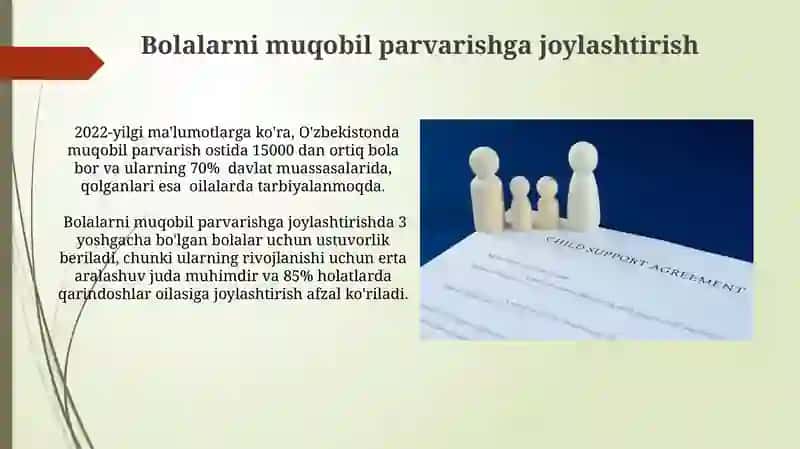 Ota ona qaramogʻisiz qolgan bolalar bilan ijtimoiy ish nazariyasi va huquqiy asoslari 3