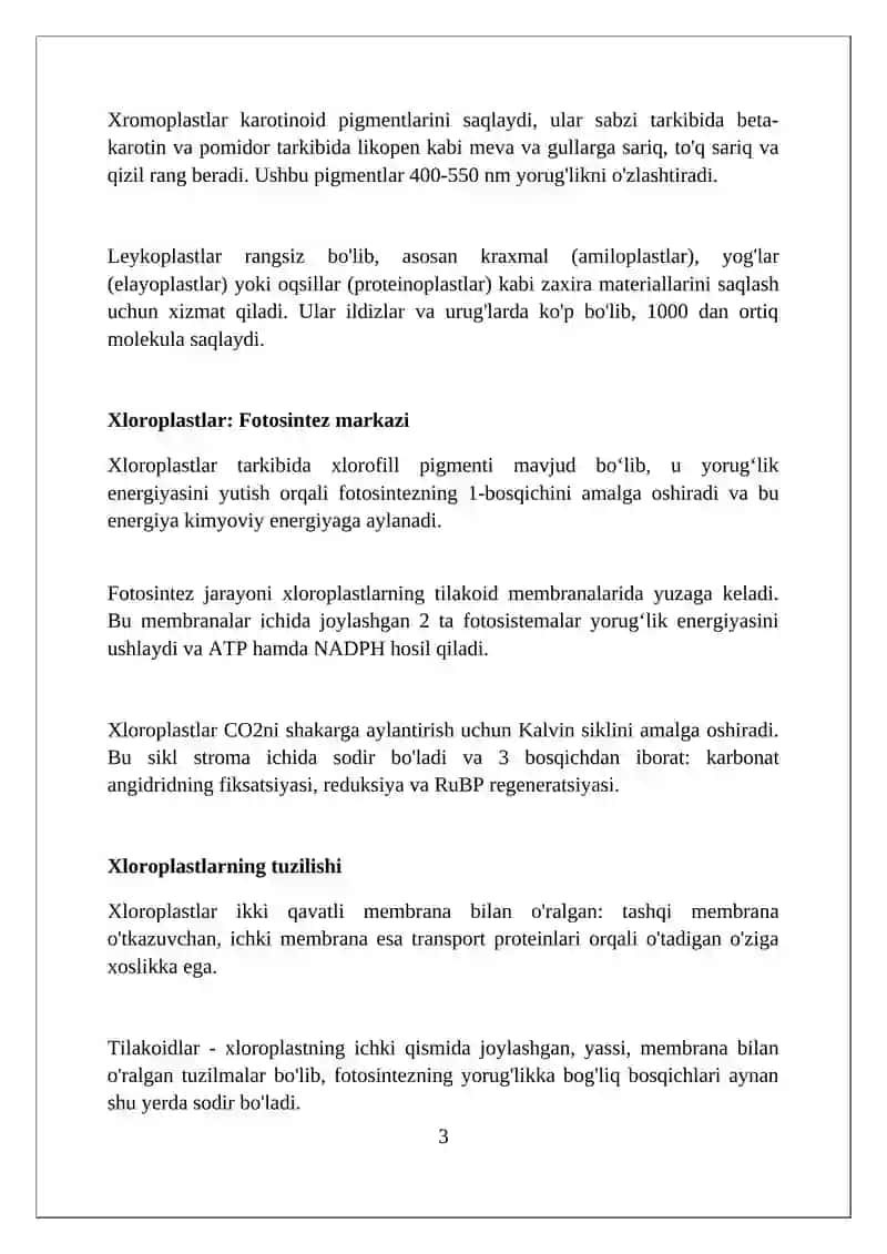 Plastidalar 3