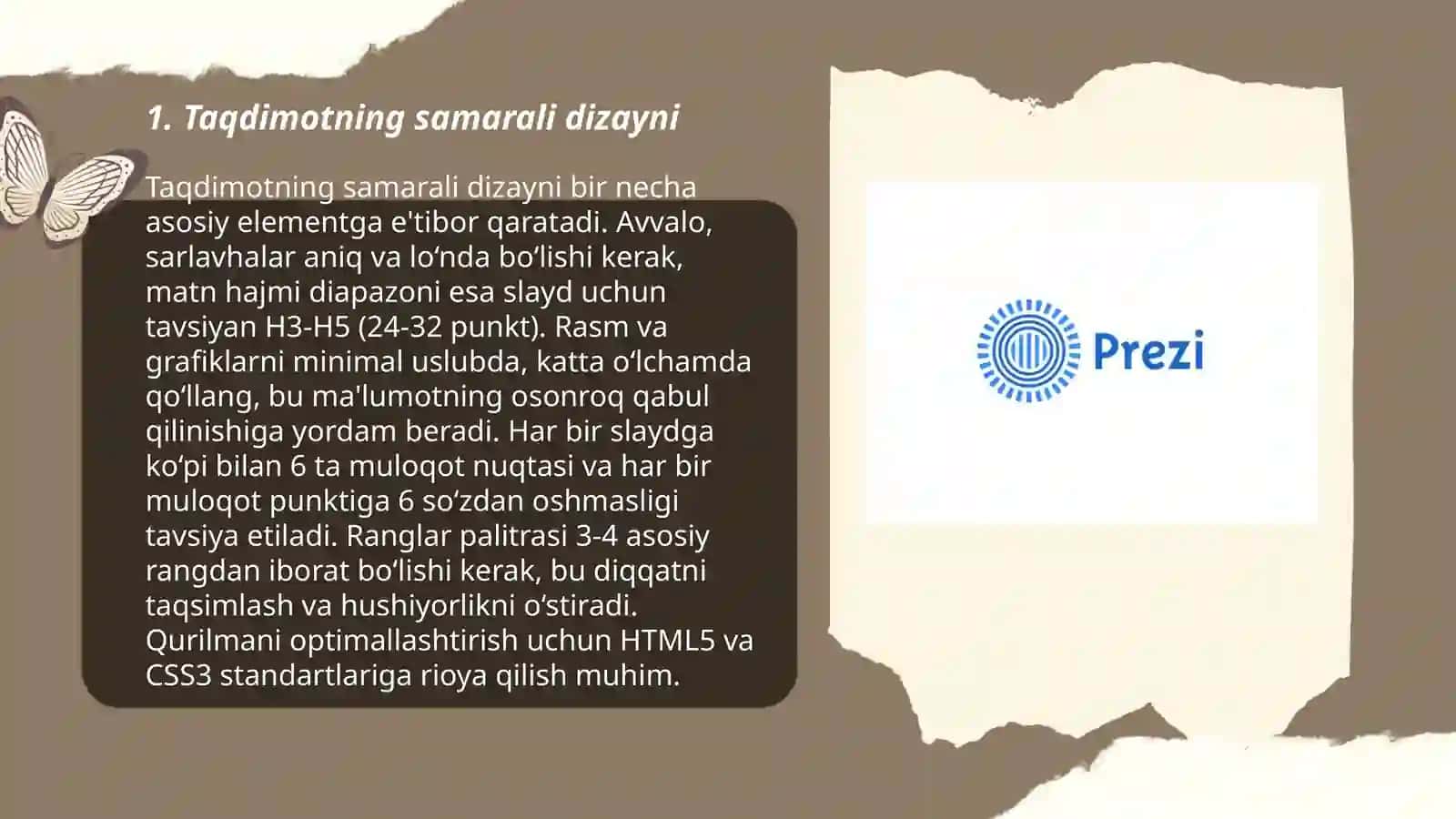Taqdimot dasturlari(PoverPoint, Prezi, Fosusky va boshqa dasturlar) 3