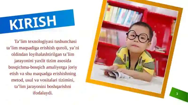 MTTlar dastali o'qitishi 3