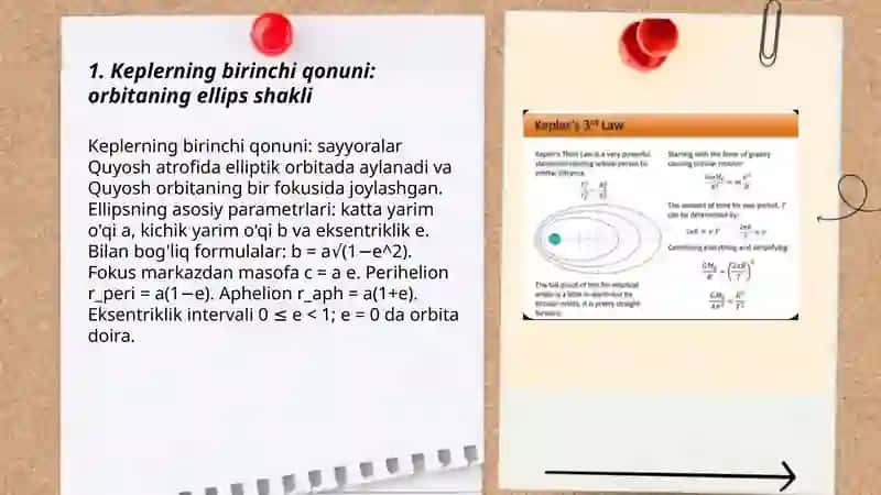 Kepler qonunlari 3