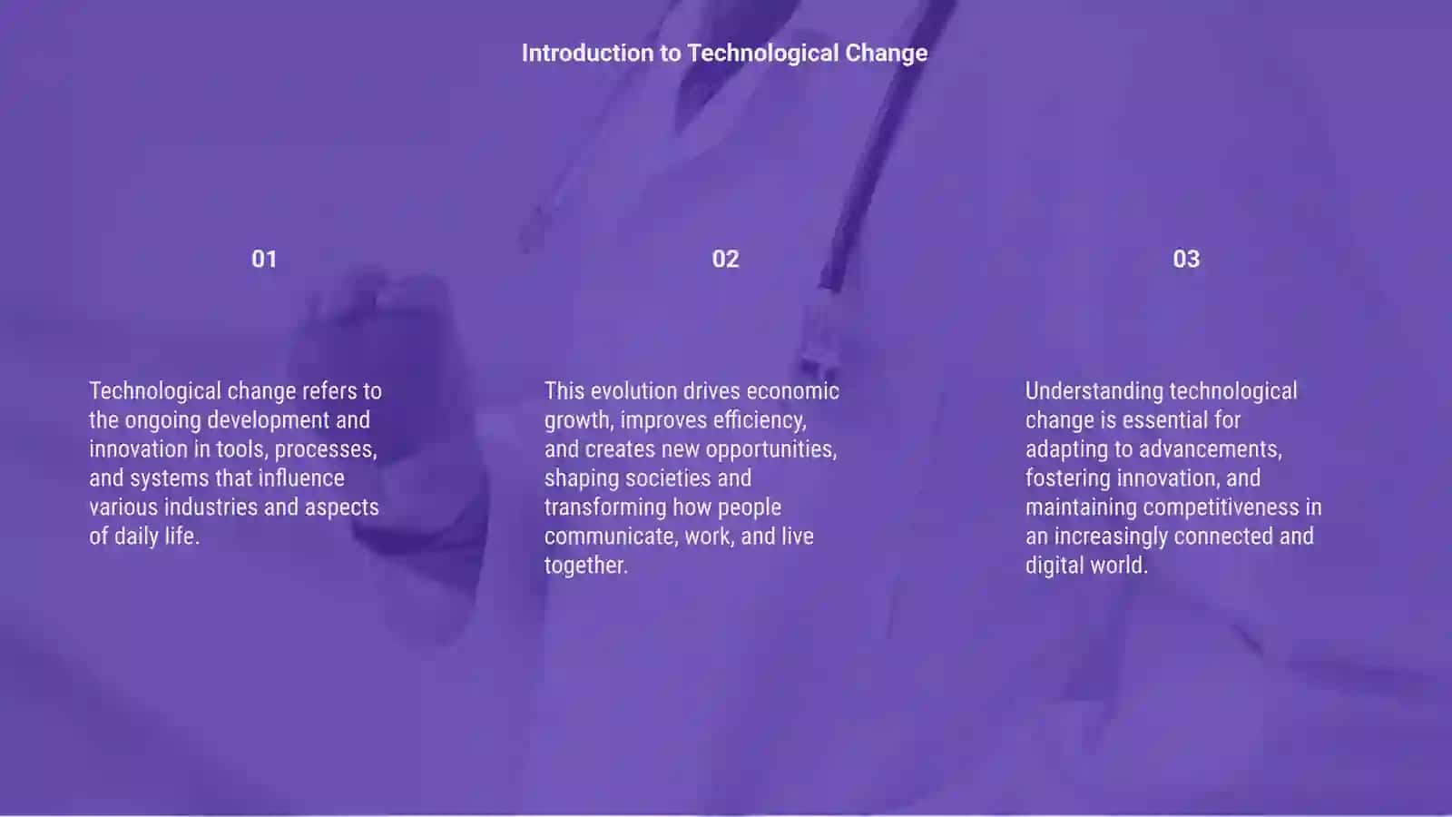 Technological Change 3