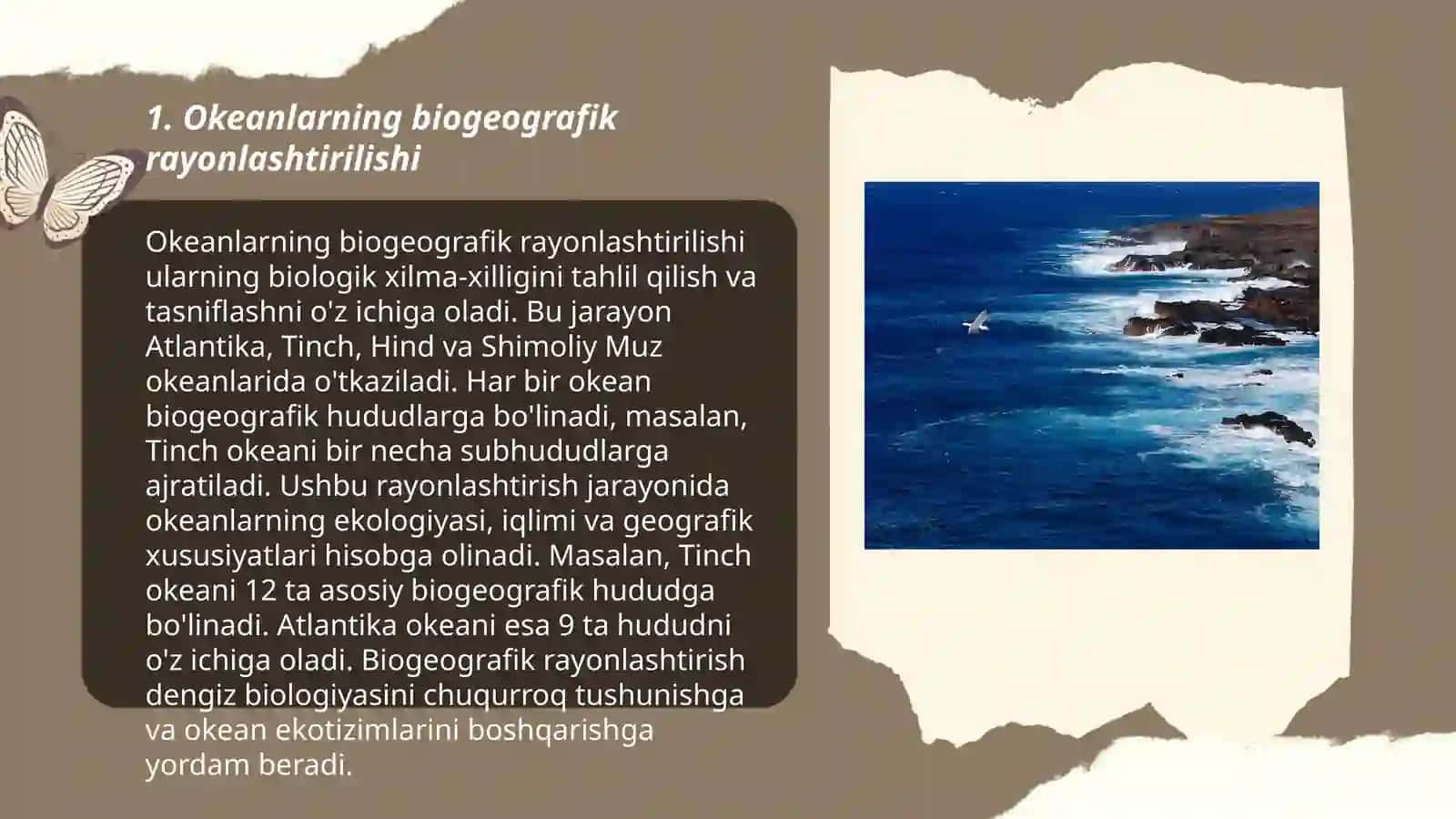 Okeanlarni biogeografik rayonlashtirish 3