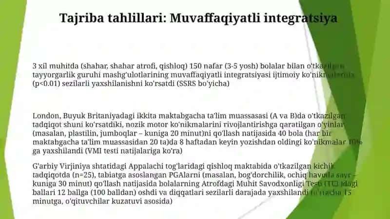 Tayyorgarlik Guruhi Mashg'ulotlari 3