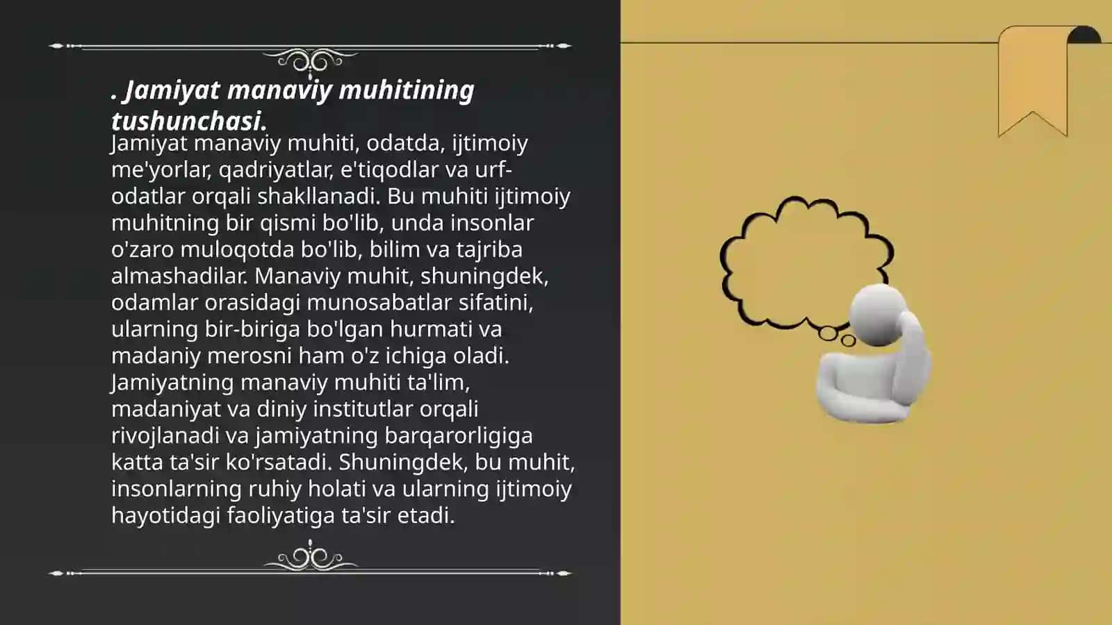 Jamiyat manaviy muhitidagi muammolar va bunda milliy qadriyatlarning ahamiyati 3