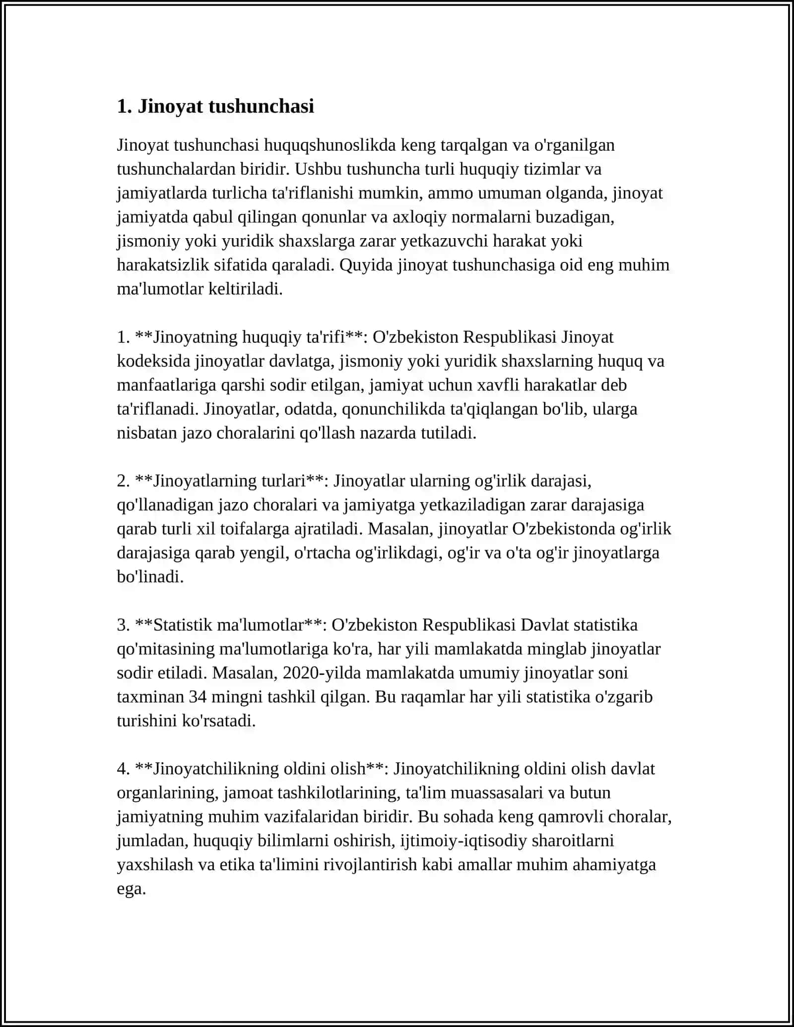 JINOYAT BELGILARI 3