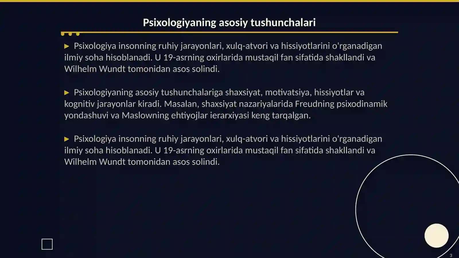 Zamonaviy psixologiya va tadqiqot metodlari 3