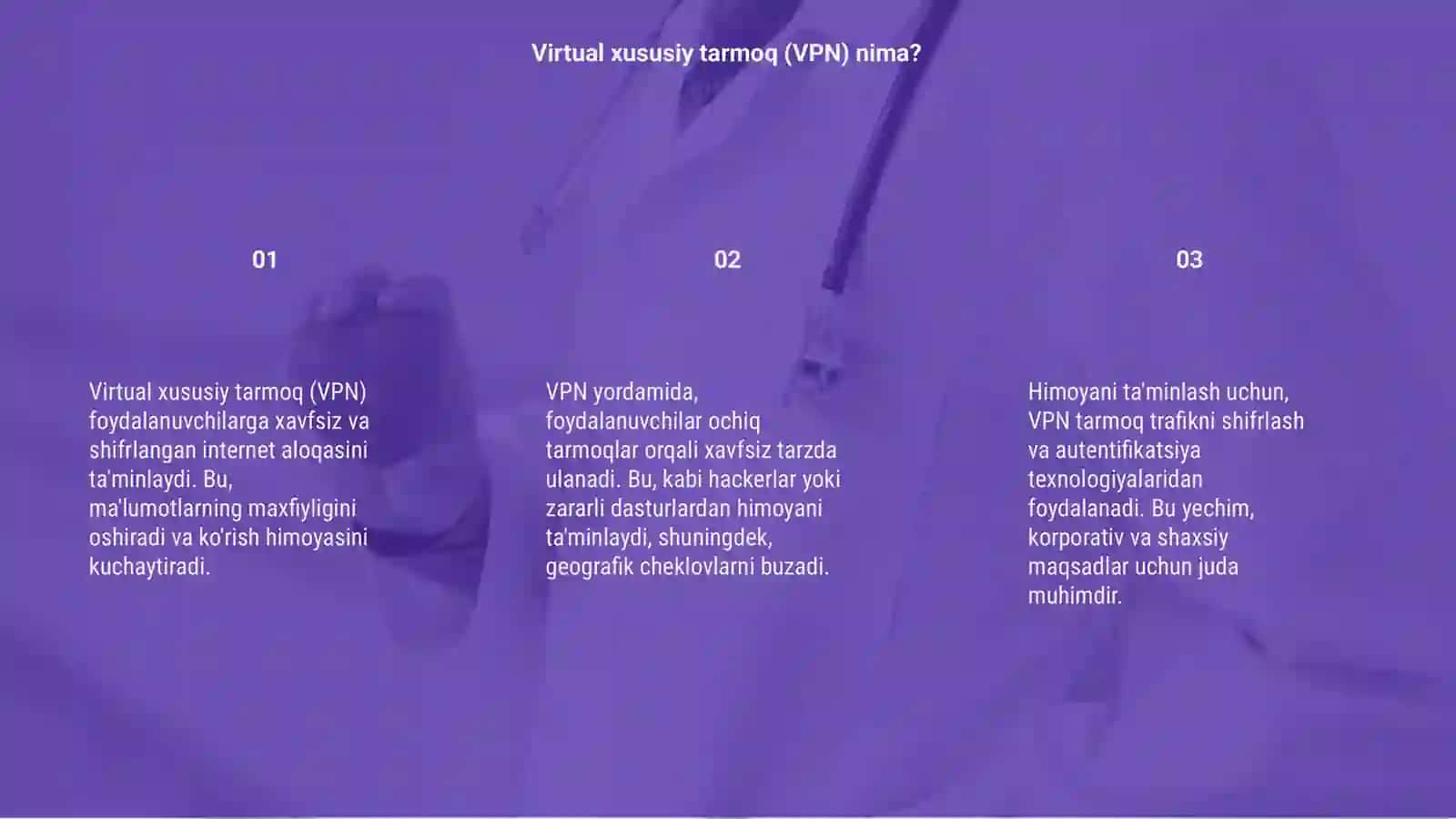Virtual xususiy tarmoq (VPN) ta`limi 3