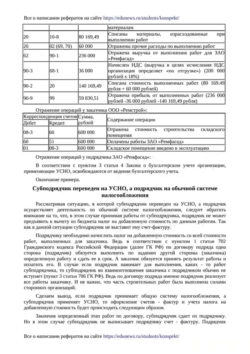 Упрощенная система налогообложения в строительстве 3