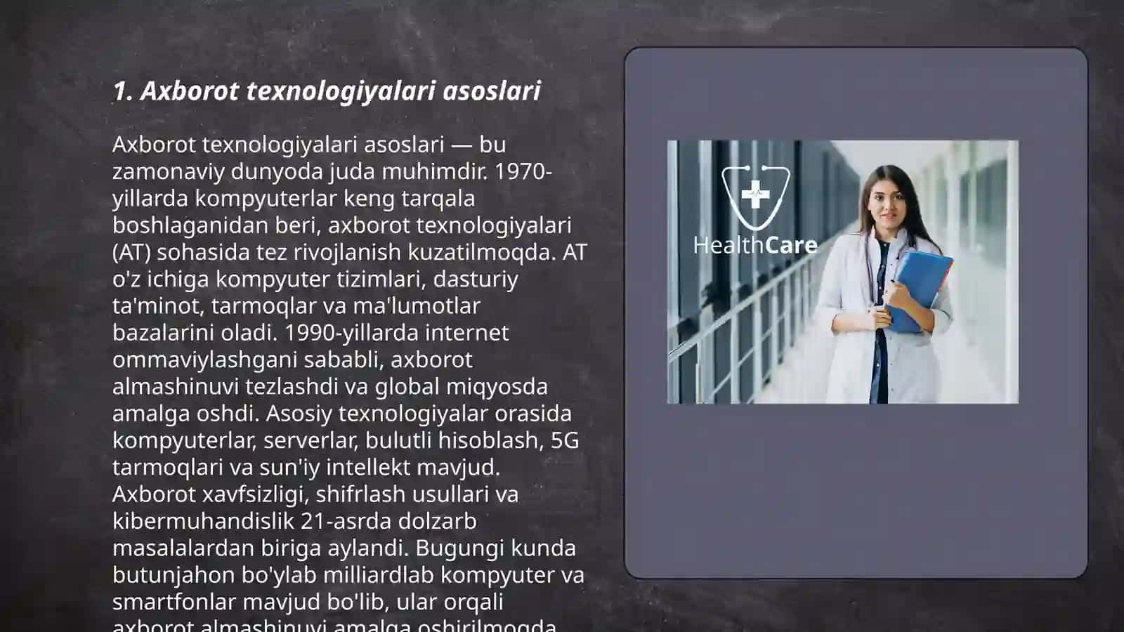 Axborot texnologiyalari asoslari 3