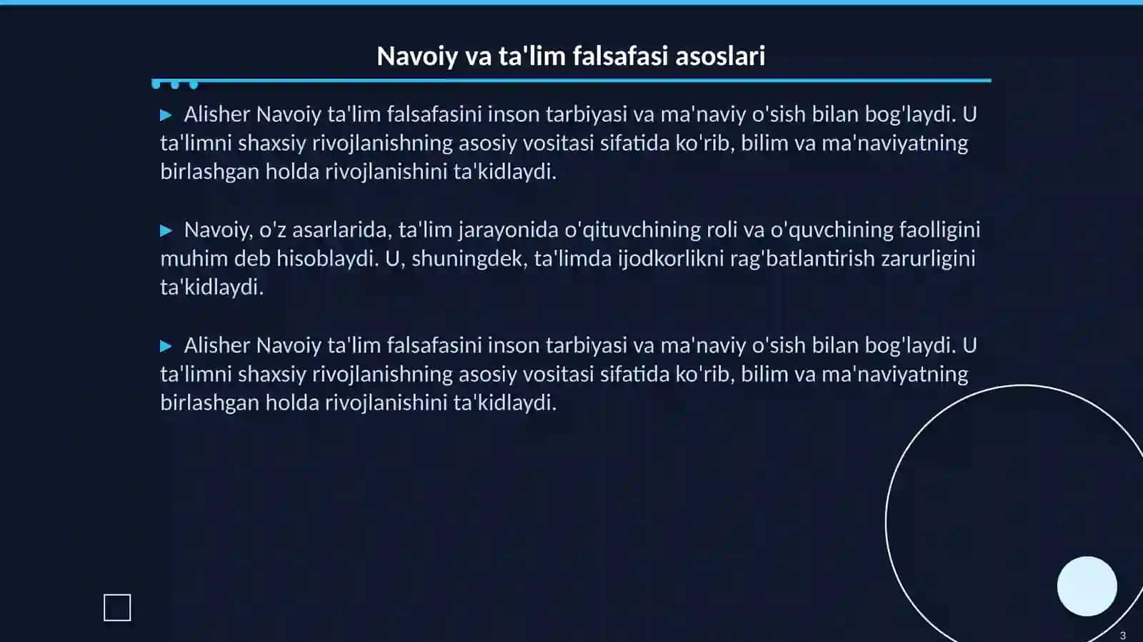 Alisher Navoiy va Abdurahmon Jomiyning pedagogik qarashlari 3