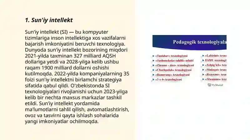 Zamonaviy texnologiya tushunchasi 3