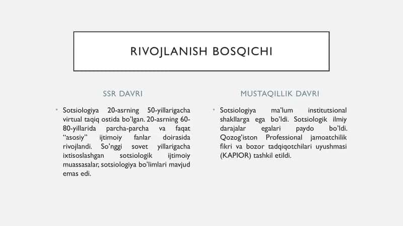 Xorijiy davlatlarda sotsiologiya fanining rivojlanish bosqichlari. 3