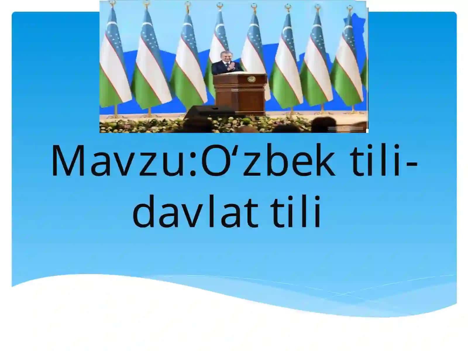 O'zbektili-davlattili 3