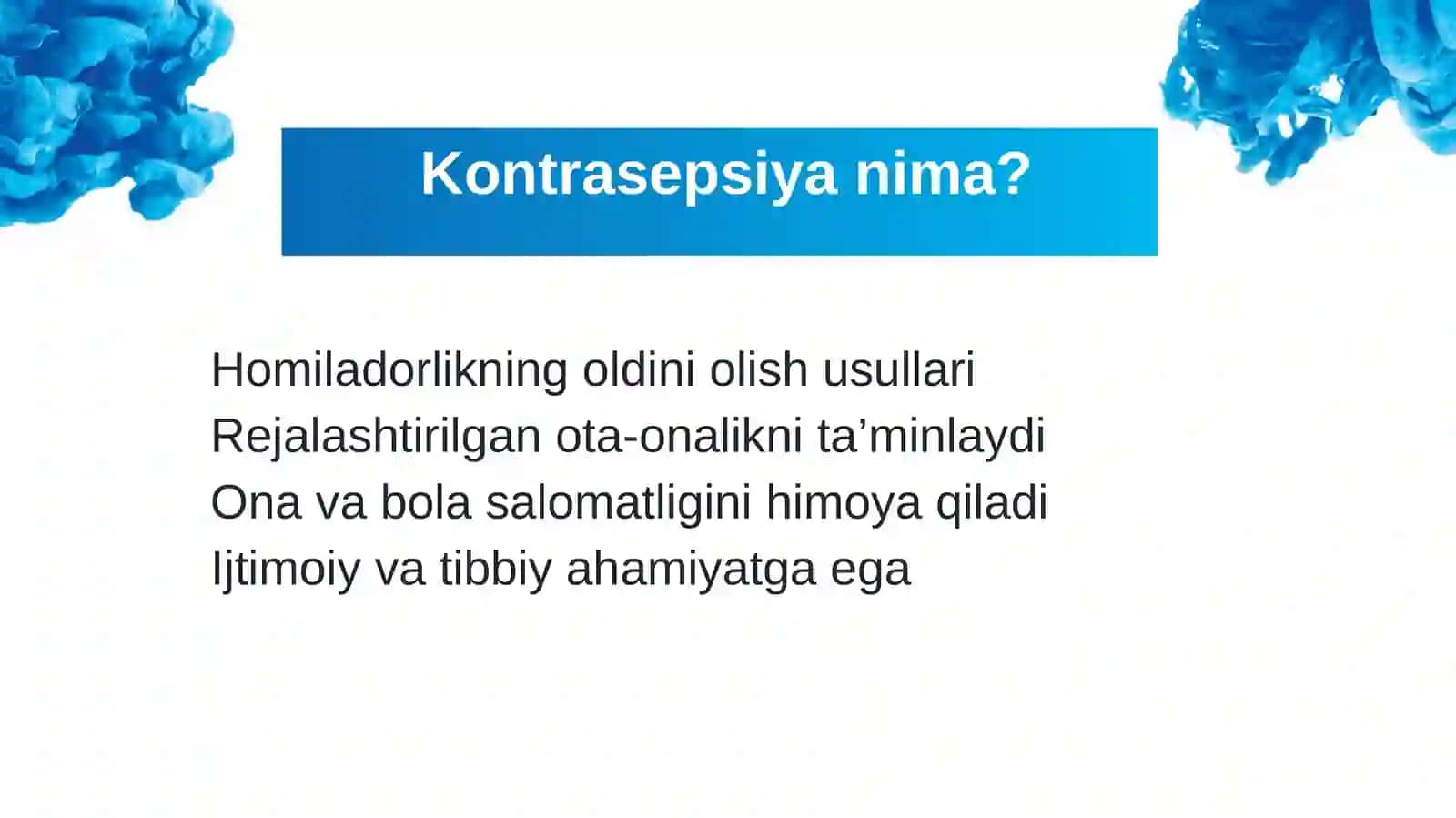 KONTRASEPSIYA HAQIDAGI YANGIPROTOKOLLAR 3
