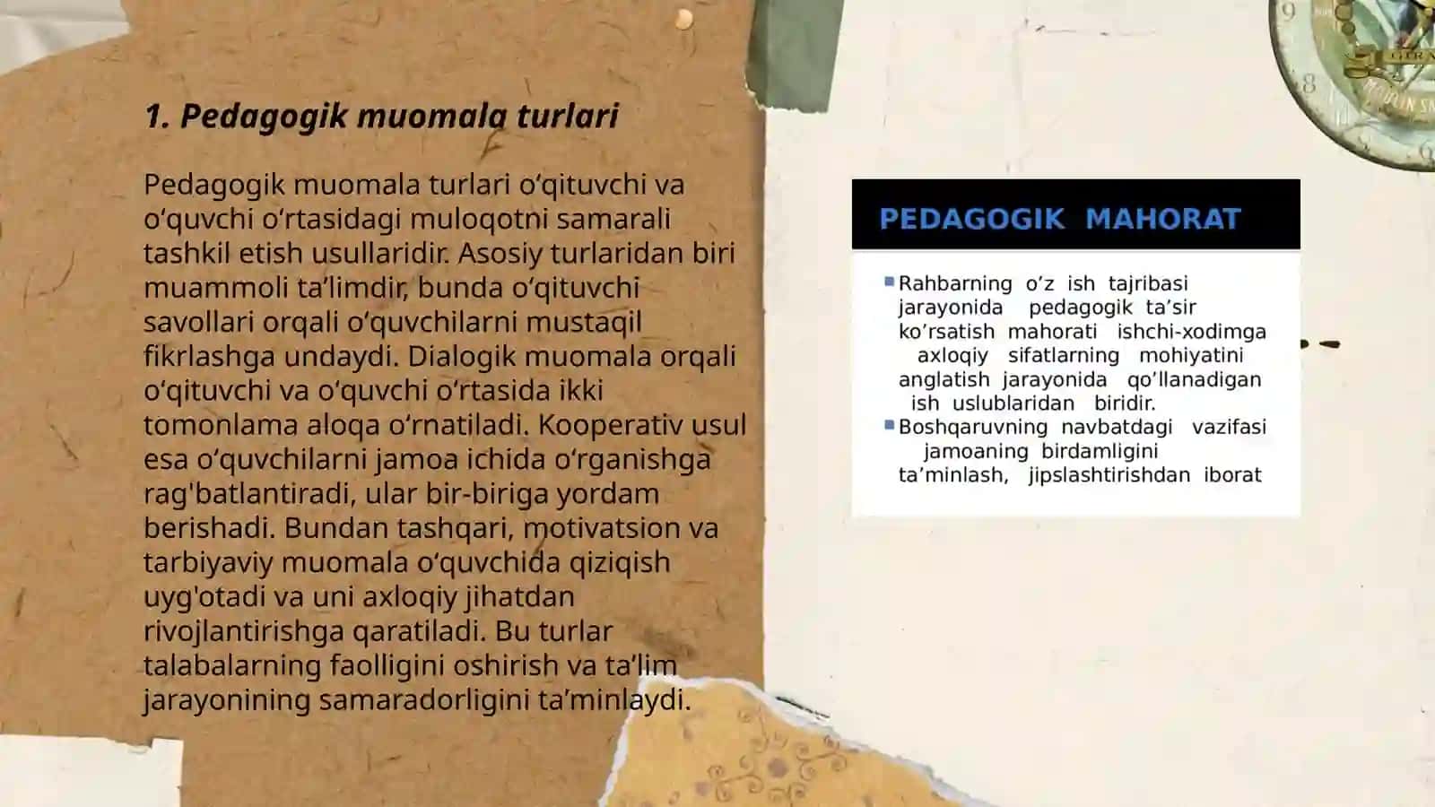 Pedagogning muomala odobi.pedagogik texnika 3