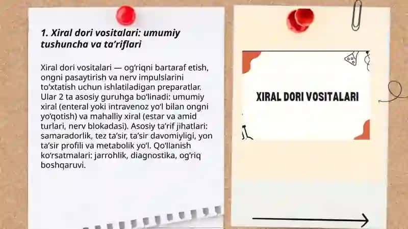 Xiral dori vositalari 3